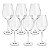 Kit 6 Taças Cristal Para Vinho Columba Optic 400 ML - Imagem 1