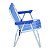 Cadeira Bel Infantil Alumínio Azul - Imagem 4