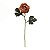 Haste Flor Artificial Camélia Outonado Sortida 36 cm Unidade - Imagem 5