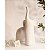 Escultura Decorativa Elefante em Cerâmica Creme 24x18 cm - Imagem 6