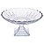 Centro de Mesa Glascow Cristal com Pé 17x33 - Imagem 1