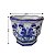 BACIA CERÂMICA ESTAMPA AZUL M 17X22CM - Imagem 6