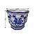 BACIA CERÂMICA ESTAMPA AZUL G 19X27CM - Imagem 6