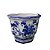 BACIA CERÂMICA ESTAMPA AZUL G 19X27CM - Imagem 2