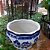 BACIA CERÂMICA ESTAMPA AZUL G 15X25CM - Imagem 3