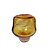VASO DE VIDRO DECOR ORGANICO AMBAR 13X18CM - Imagem 6