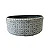 VASO METAL ENVELHECIDO REDONDO INCA BORDA PRETA 39X15,5CM G - Imagem 2