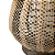 Lanterna Decorativa de Bambu com Renda Bege/Marrom 21x24,5cm - Imagem 7