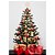 Árvore de Natal 150cm com 180 Galhos Pé de Plástico - Imagem 4