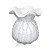 Vaso Decorativo Murano Trouxinha Vidro Branco 14x12 cm - Imagem 1