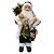 Boneco Papai Noel Luxo com Lantejoulas Vermelha e Verde 30 cm - Imagem 1