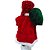 Boneco Papai Noel Luxo com Lantejoulas Vermelha e Verde 45 cm - Imagem 4