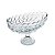 Centro de Mesa Decorativo Cristal Angel com Pé 29x13x20 cm - Imagem 1