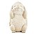 Kit 3 Esculturas Ouriço  Sabedoria Cimento Fendi 11x7 cm - Imagem 2