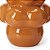 Vaso em Cerâmica Bolhas Marrom 32 cm - Imagem 4