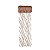 Fita Aramada 12 cm x 5 m Tela com Glitter Nude - Imagem 2