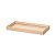 Bandeja Retangular em MDF com Linho Bege Claro 38x18x3,5 cm - Imagem 1