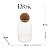 Pote de Vidro com Tampa Esfera Rolha Clean Resistente a Calor 800ml - Imagem 3