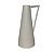 Vaso Cerâmica Moringa Alto Black/White 13x18x30,5cm Branco - Imagem 1