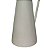 Vaso Cerâmica Moringa Alto Black/White 13x18x30,5cm Branco - Imagem 3