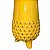 Vaso Cerâmica Organic 11,5x11,5x20cm Amarelo - Imagem 2