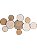 Painel Mandala Art designer Metal/Fibra Natural 1,06x56cm - Imagem 2