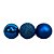 Bola Natalina 4cm Tubo com 24 Unidades Azul Claro - Imagem 2