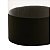 Vaso Vidro Formas Transparente/Preto com Borda Dourada 24X11,5cm - Imagem 5