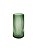 Vaso Vidro Cone Plissado Verde 25X12cm - Imagem 2