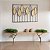 Painel Art Designer Folhas Metal 100X70cm - Imagem 1