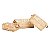 Kit com 3 Cesto Madeira e Fibra Natural 31X20,5X12cm/35,5X25,5X14cm/ 40,5X31X15,5cm - Imagem 1