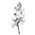 Haste Artificial Orquidea Phalaenopolis X 12 Branca 90cm Toque Real - Imagem 1