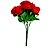 Buque Rosa X7 Cetim Vermelho 45cm - Imagem 1