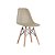 Cadeira Charles Eames Eiffel Base Madeira - Nude - Imagem 1