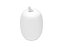 Potiche Porcelana Birds Branco 7,4X6,3X10,9cm - Imagem 1