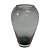 Vaso Decorativo de Vidro Preto 19,5cm - Imagem 2