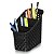 Organizador Multiuso Rattan 3 Divisórias Preto - Imagem 6