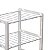 Rack para Objetos 24X25X18cm Prata - Imagem 3
