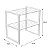 Rack para Objetos 24X25X18cm Prata - Imagem 6