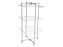 Varal Vertical com Rodas 56X120X57,5cm Branco - Imagem 1