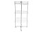 Varal Vertical com Rodas 56X120X57,5cm Branco - Imagem 3