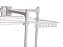 Varal Vertical com Rodas 56X120X57,5cm Branco - Imagem 4