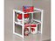 Rack para Objetos 24X25X18cm Branco - Imagem 2