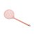 Escumadeira de Nylon Rosa com Cabo Inox Rose 34cm - Imagem 1