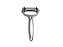 Descascador Legumes Aco Inox Plástico 8X15,5cm - Imagem 1
