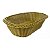 Cesta Oval Polyrattan Verde 29x24x8cm Pães Salgados Frutas - Imagem 5