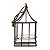 Gaiola Metal Decorativa Parapendurar 9X18cm - Imagem 1