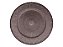 Sousplat Redondo em PVC Plissado Roxo Escuro 33cm - Imagem 2
