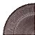 Sousplat Redondo em PVC Plissado Roxo Escuro 33cm - Imagem 6
