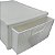 Gaveteiro Modular Rattan 32X26X14cm Branco - Imagem 4